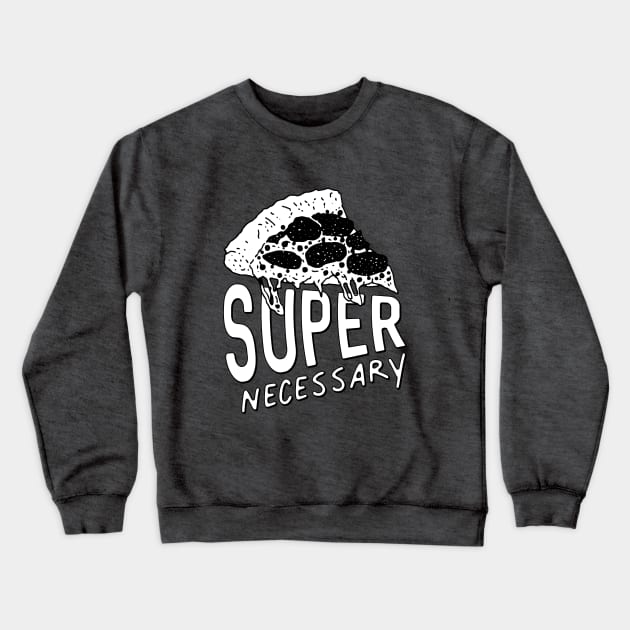 SUPER NECESSARY AND PIZZA (Masvidal) v2 Crewneck Sweatshirt by Teeworthy Designs